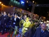 La file des VIP à l\'entrée du Mobistar Center