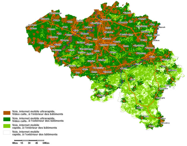 Carte de couverture Mobistar 2010 Carte de couverture Mobistar 2010