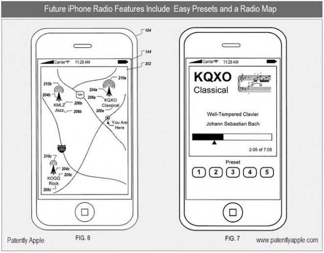 radio iphone brevet