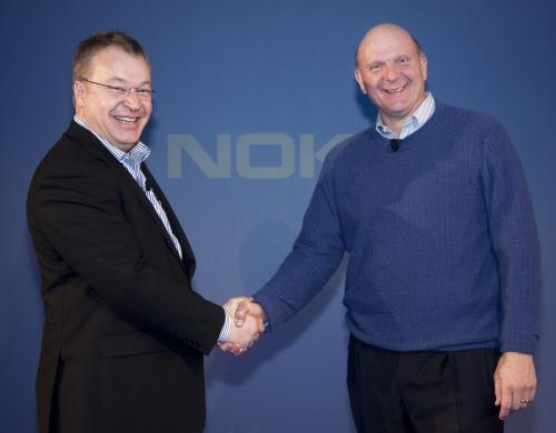 Nokia Microsoft Stephen Elop Steve Ballmer