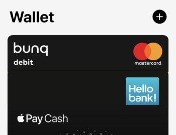 Apple Pay chez Bunq en Belgique