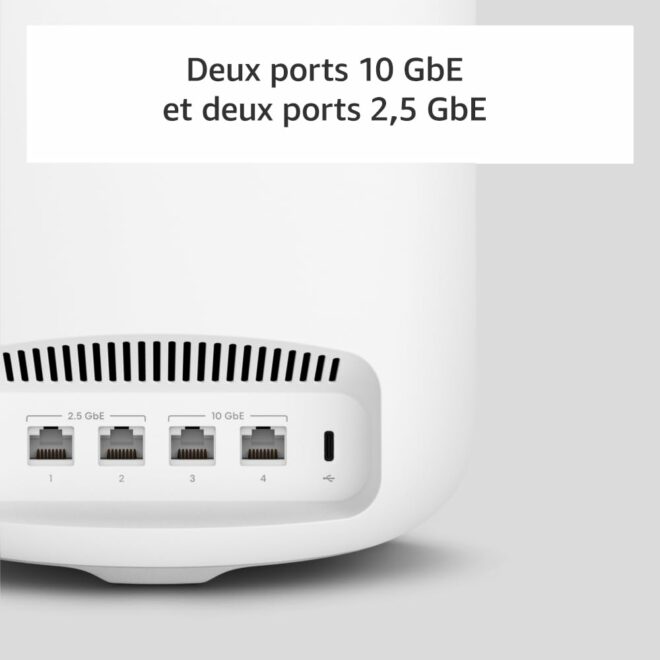 2 ports 10 Gb et 2 ports 2,5 Gb sur l'Eero Max 7 (Amazon)