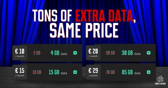 Nouveaux tarifs Mobile VIkings - Janvier 2024